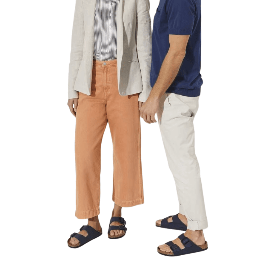 Birkenstock Arizona Birko- Flor Blue Narrow