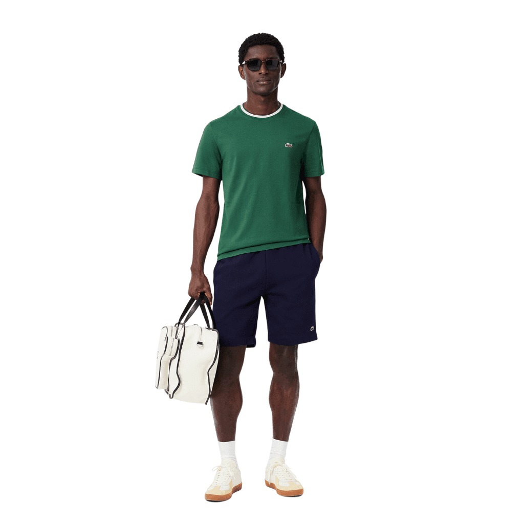 Lacoste Regular Fit Fleece Shorts Navy Blue