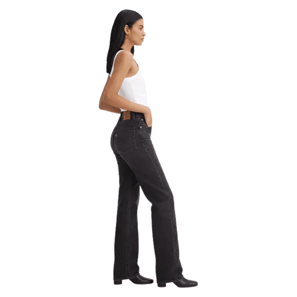 Levi's Ribcage Full Length Jeans Static Noise Overload