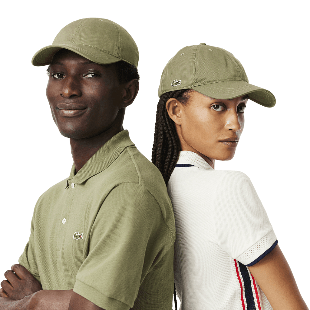 Lacoste Monochrome Cotton Hat Khaki
