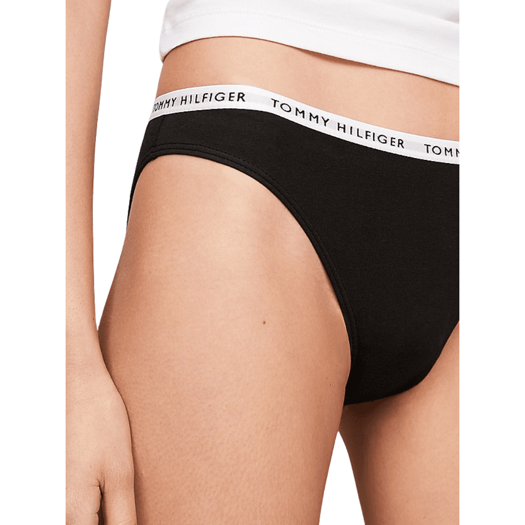 Tommy Hilfiger 3-Pack Logo Waistband Briefs Black