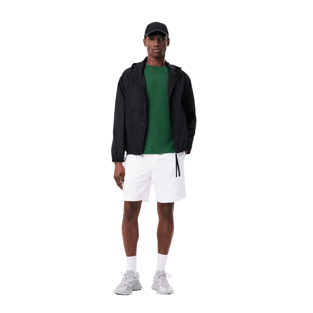 Lacoste Sport Diamond Taffeta Shorts White