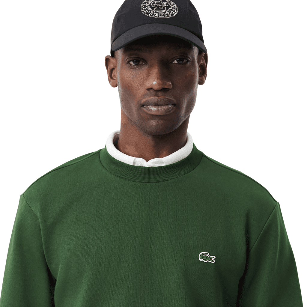 Lacoste Fleece Crew Neck Sweatshirt Green