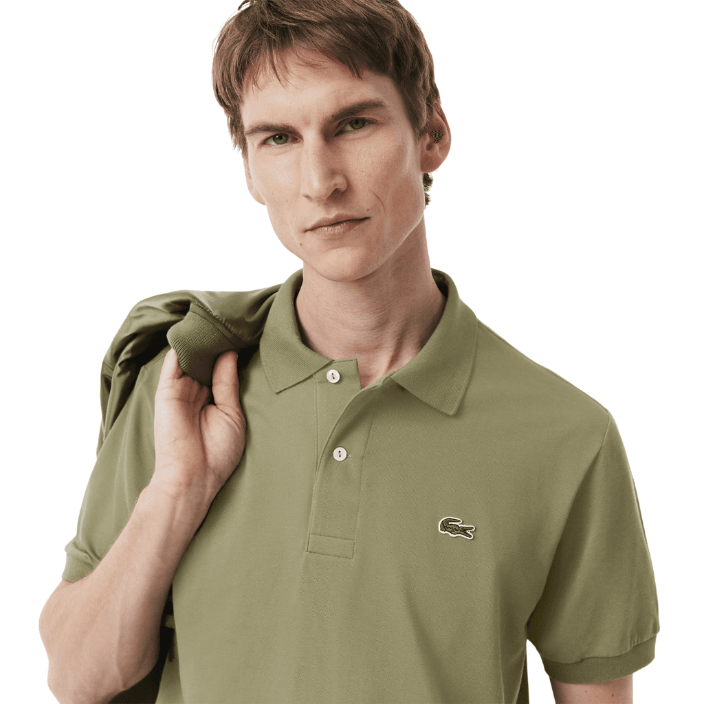 Lacoste L.12.12 Classic Fit Stretch Polo Shirt Khaki