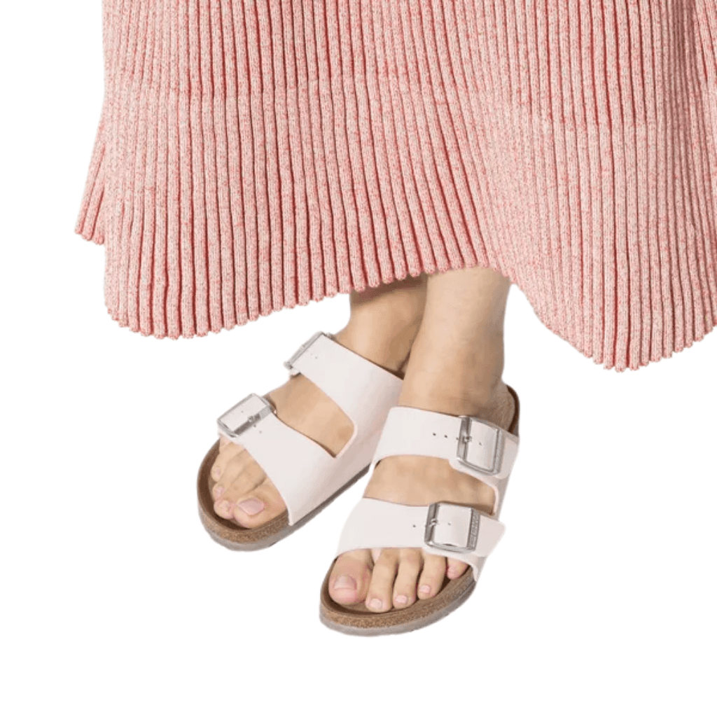 Birkenstock Arizona Vegan Birko- Flor Birkibuc Light Rose Regular