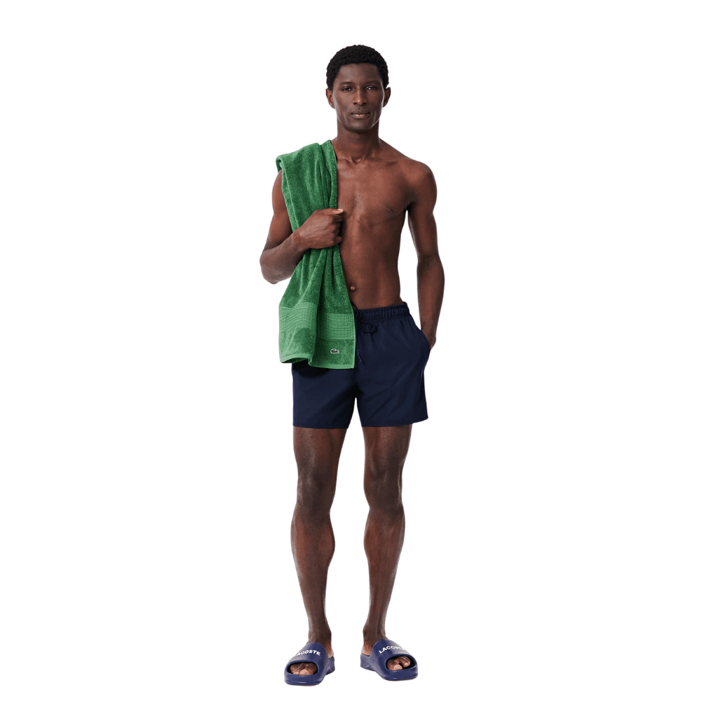 Lacoste Monochrome Swim Shorts Navy Blue/Green
