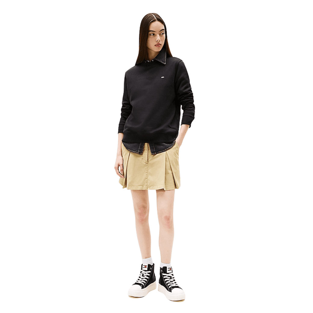 Tommy Jeans Regular Fit Sweatshirt Black