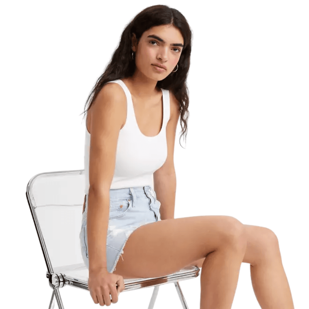 Levi's Essential Rib Tank White