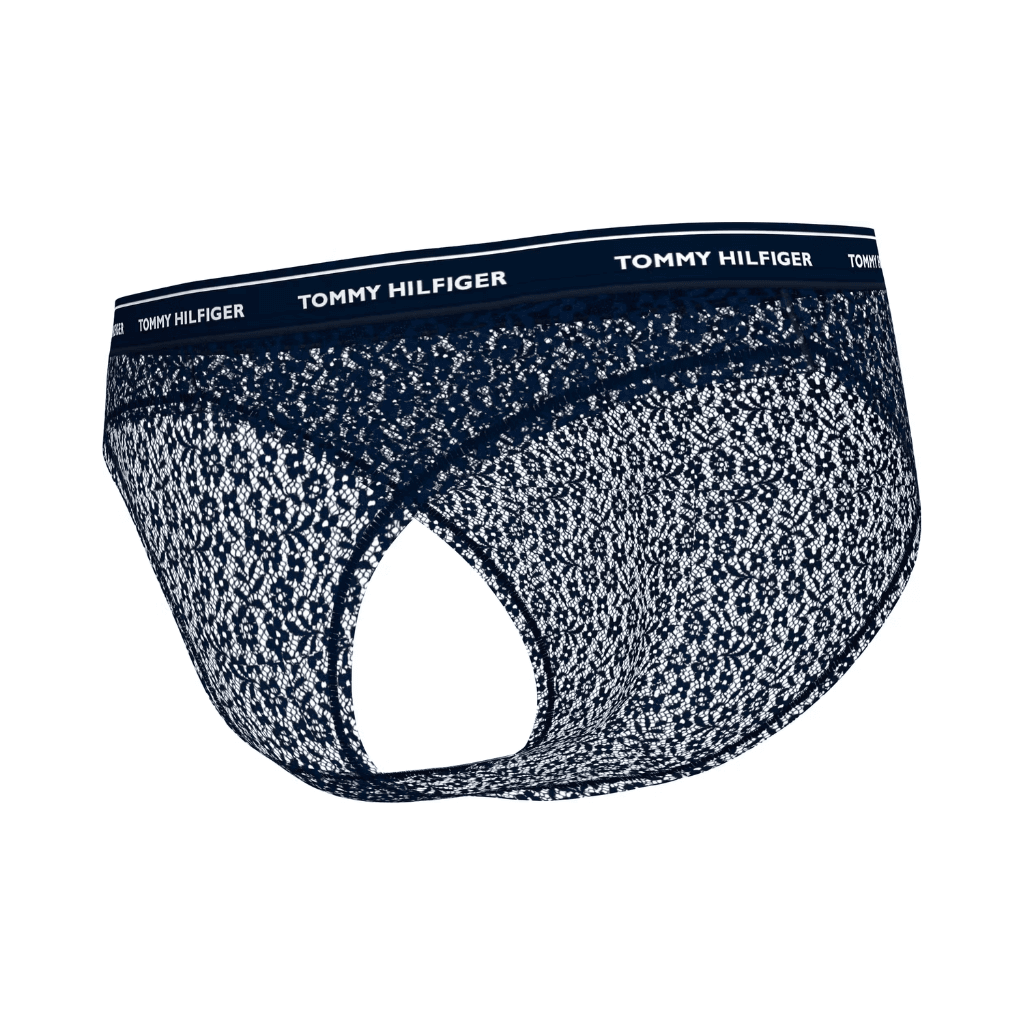 Tommy Hilfiger 3-Pack Lace Briefs Desert Sky/Deep Rouge/White