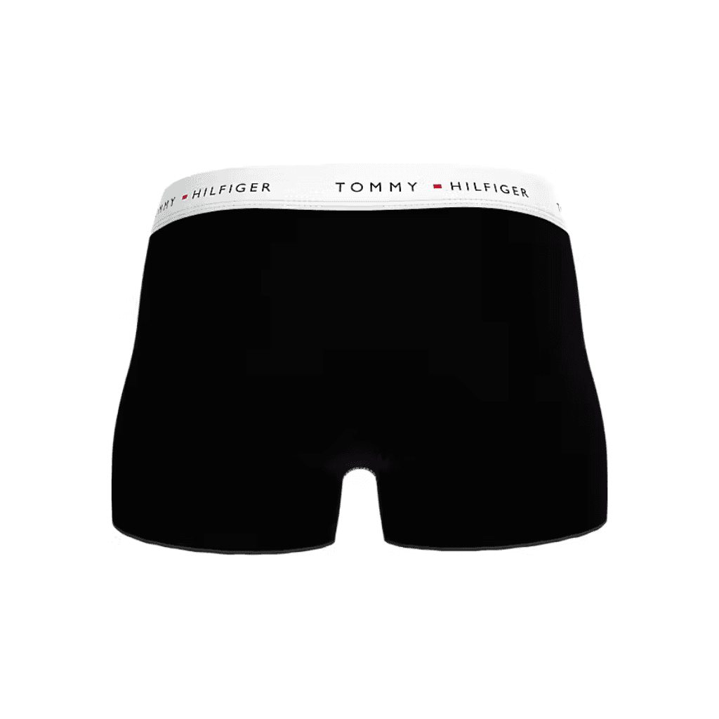 Tommy Hilfiger 3 Pack Trunks Waistband Th Wht