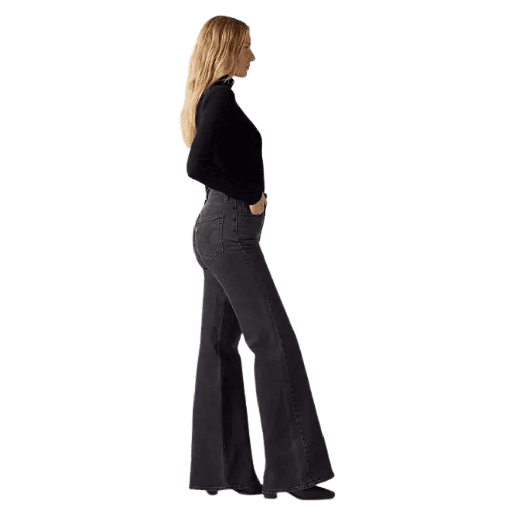 Levi's Ribcage Bells Jeans On The Town No Crackle