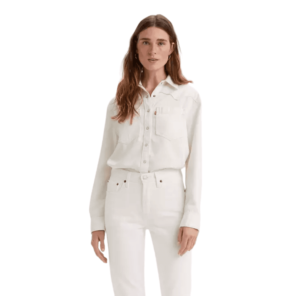 Levi's Teodora Western Shirt Ecru Crew 6