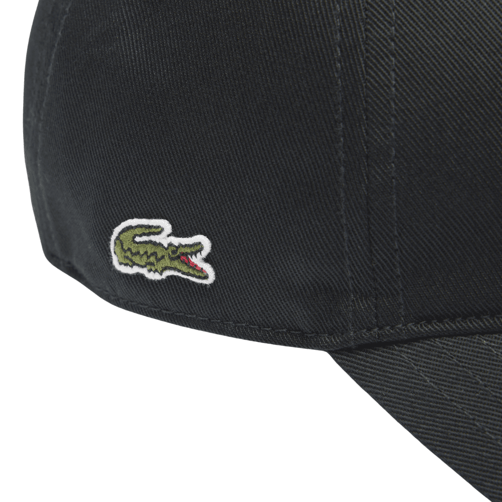 Lacoste Monochrome Cotton Hat Black