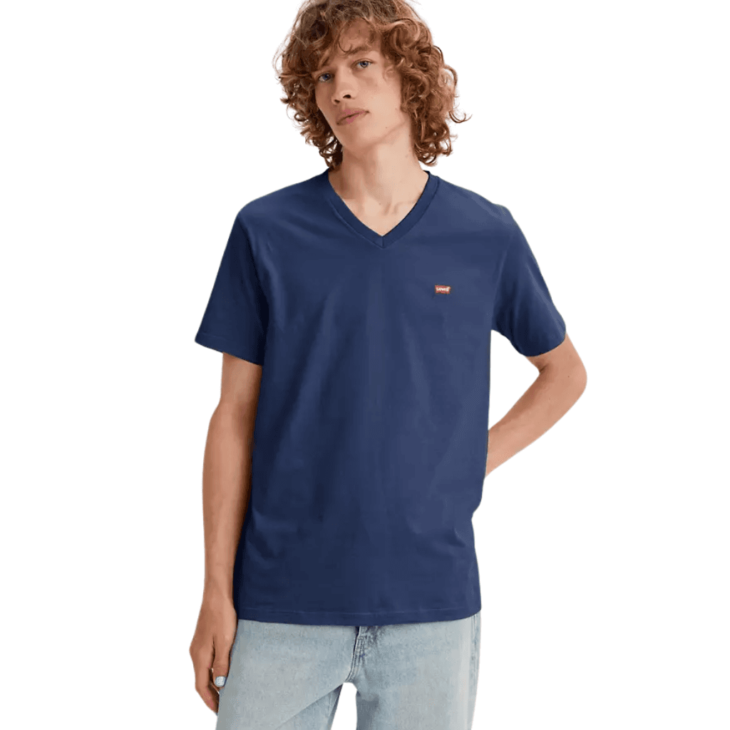 Levi's Original V-Neck T-Shirt Navy Blazer