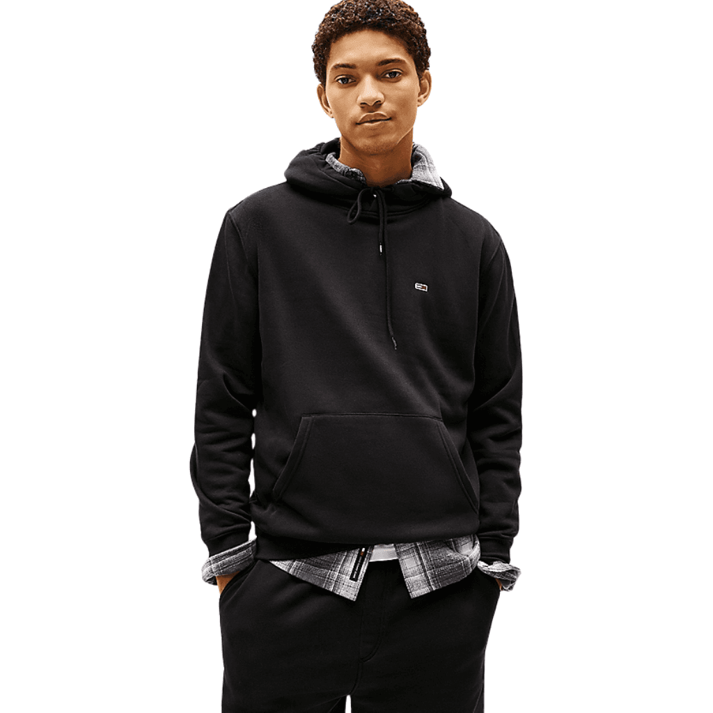 Tommy Jeans Regular S Flag Hoody Black