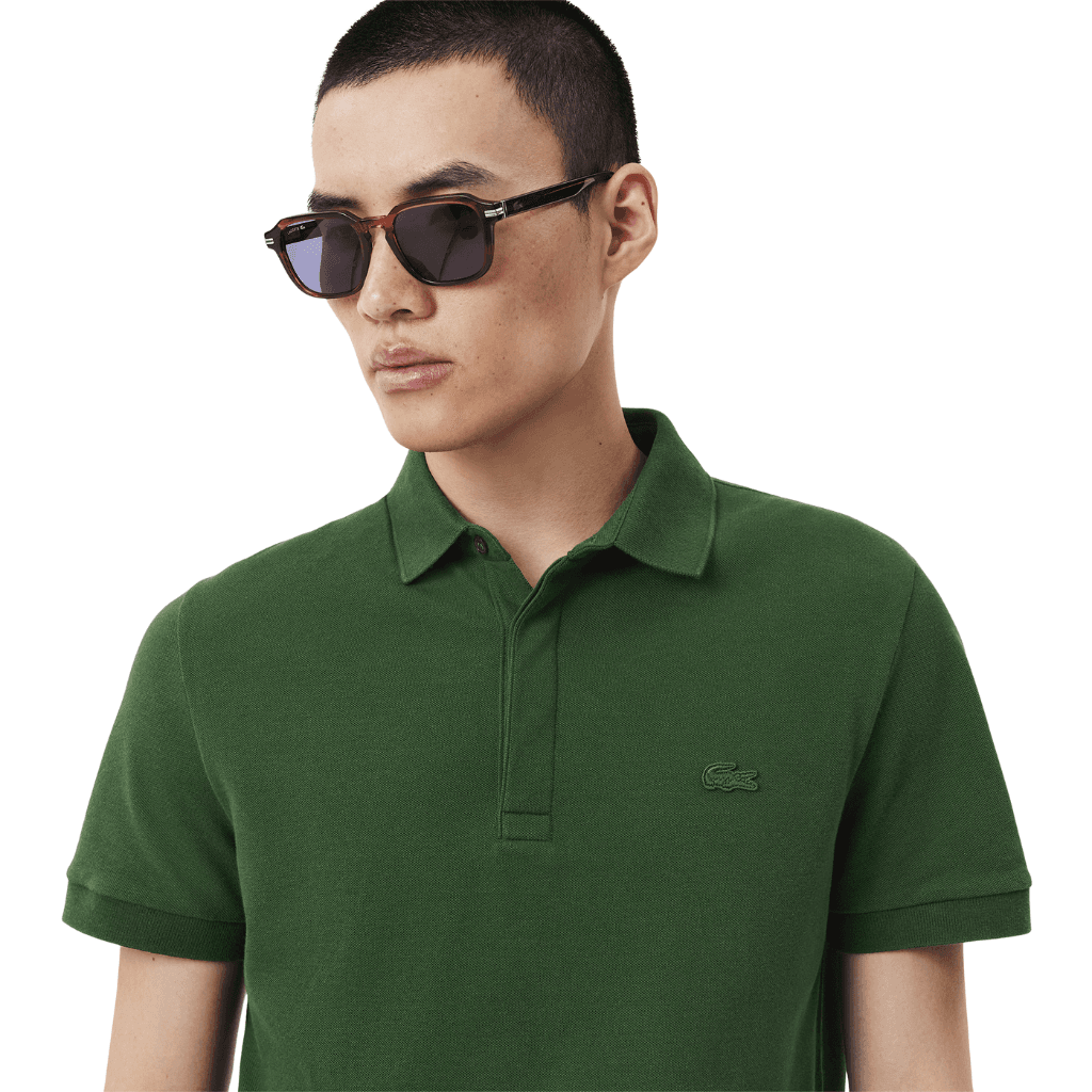 Lacoste L.12.12 Regular Fit Stretch Polo Shirt Green
