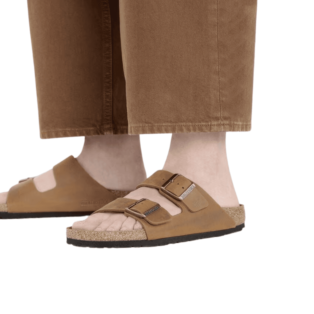 Birkenstock Arizona Natural Leather Oiled Cognac Narrow