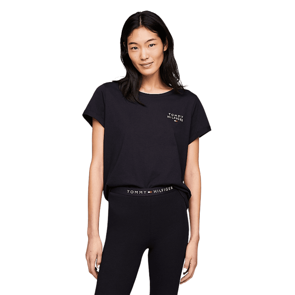 Tommy Hilfiger Logo Short Sleeve Lounge T-Shirt Desert Sky