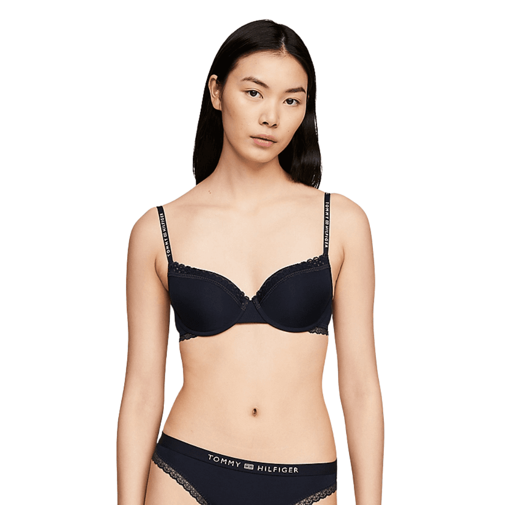 Tommy Hilfiger Lace Demi-Cup Bra Desert Sky