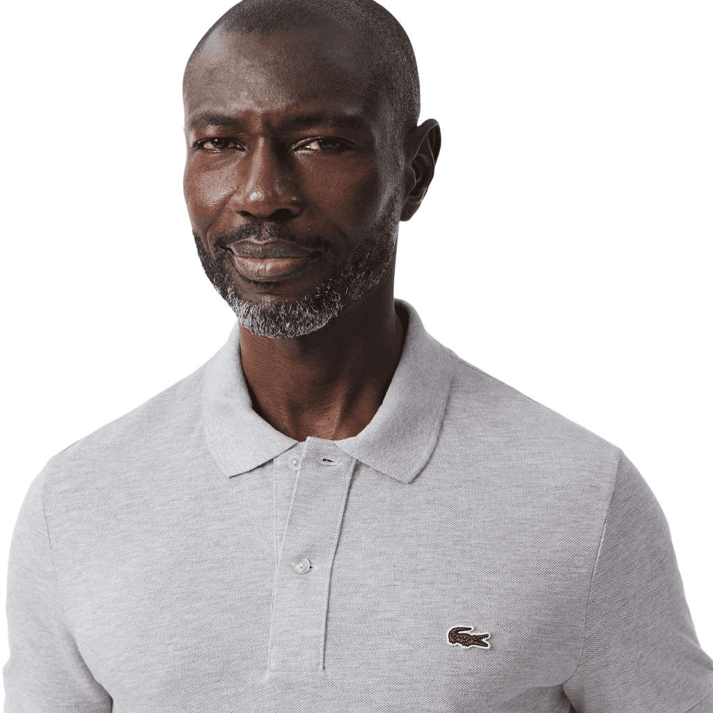 Lacoste L.12.12 Original Polo Shirt Slim Silver Chine