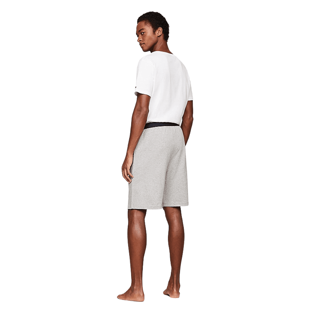 Tommy Hilfiger Jersey Logo Shorts Light Grey Heather