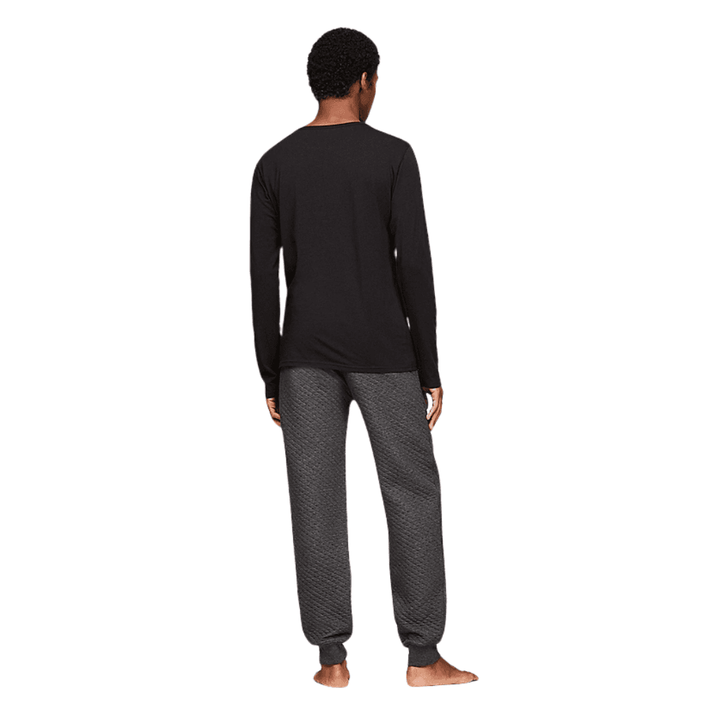 Tommy Hilfiger 3 Pack Long Sleeve Tee Black