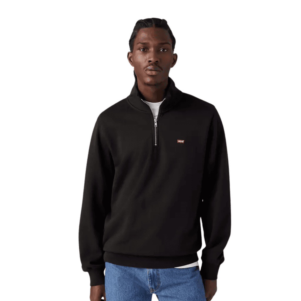 Levi's Original 1/4 Zip Mineral Black