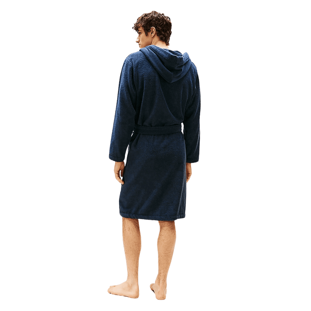 Tommy Hilfiger Hooded Bathrobe Navy Blazer