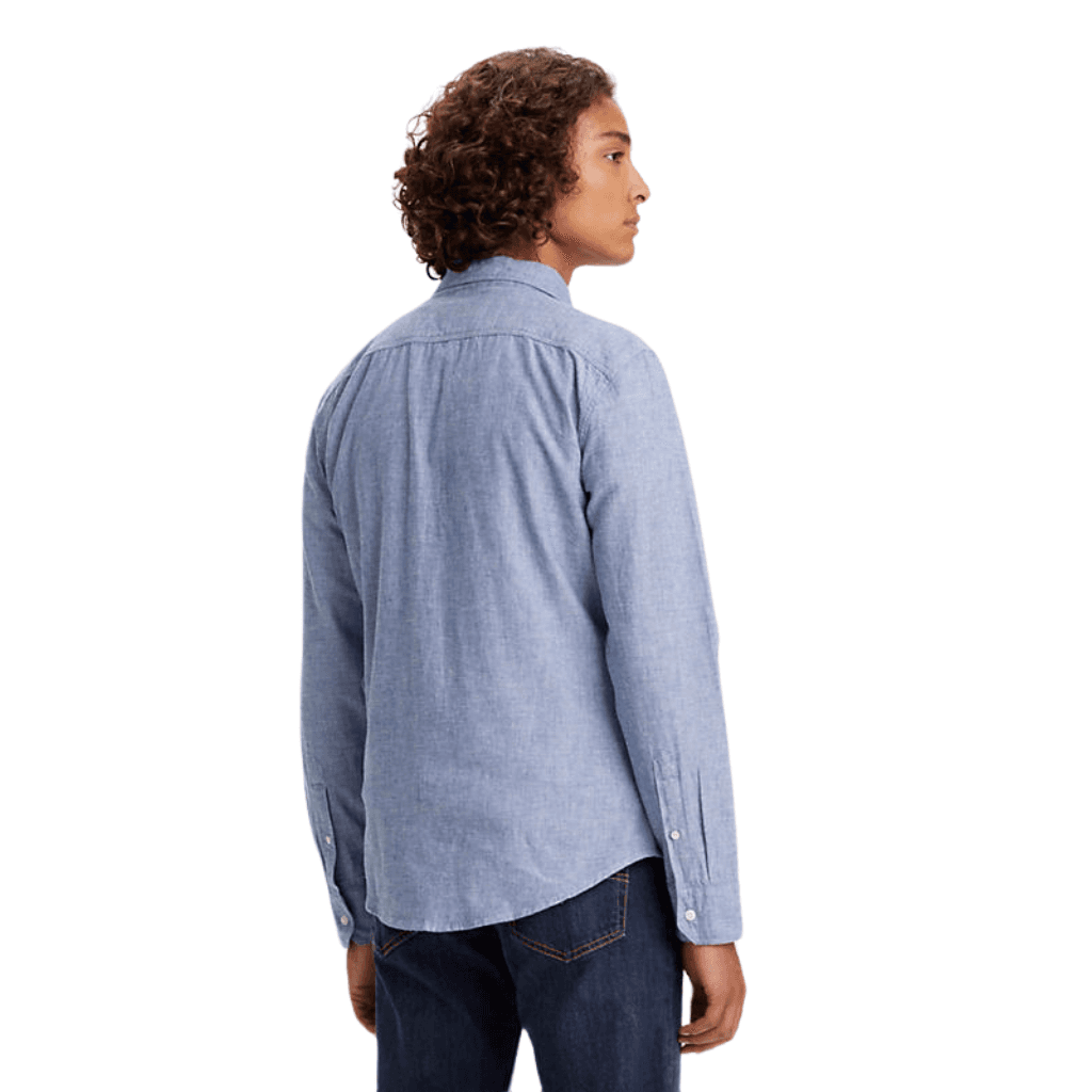 Levi's Battery Slim Shirt Navy Peony