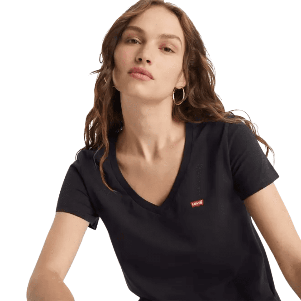 Levi's Perfect V Neck Tee Caviar