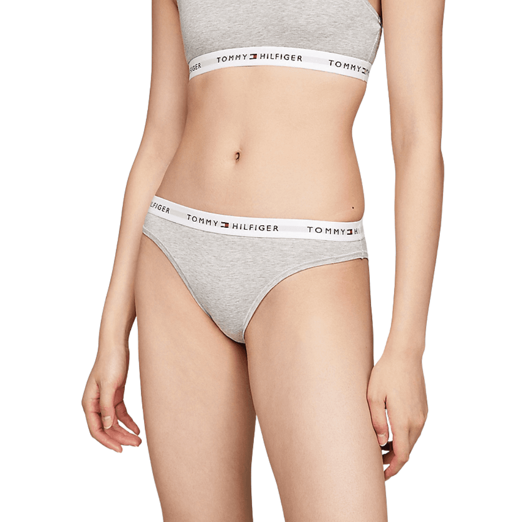 Tommy Hilfiger Repeat Logo Bikini Light Grey Heather