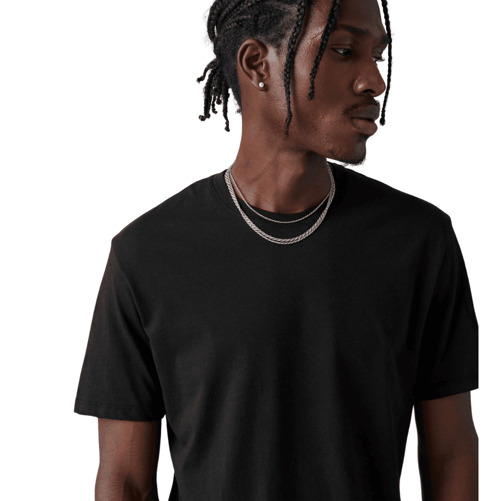 Levi's Slim 2PK Crewneck T-Shirts Black