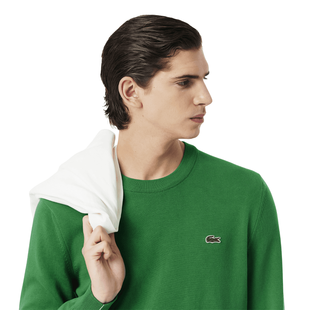 Lacoste Monochrome Crew Neck Sweater Calathea