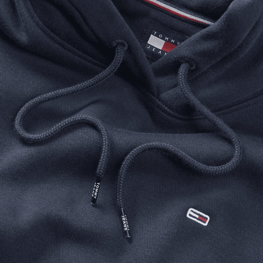 Tommy Jeans Regular Flag Hoody Dark Night Navy