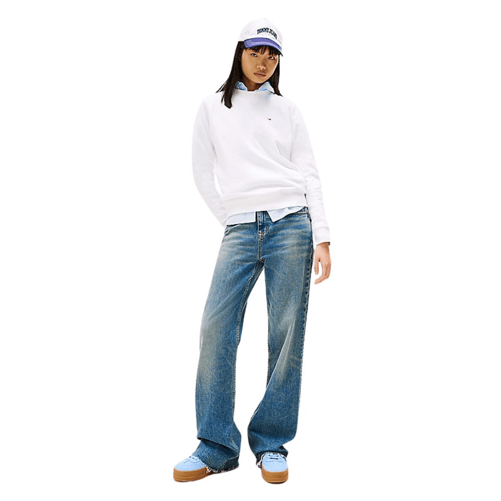 Tommy Jeans Regular Fit Sweatshirt White