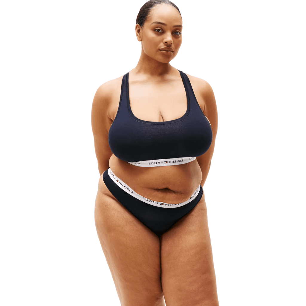 Tommy Hilfiger Repeat Logo Thong Curve Desert Sky