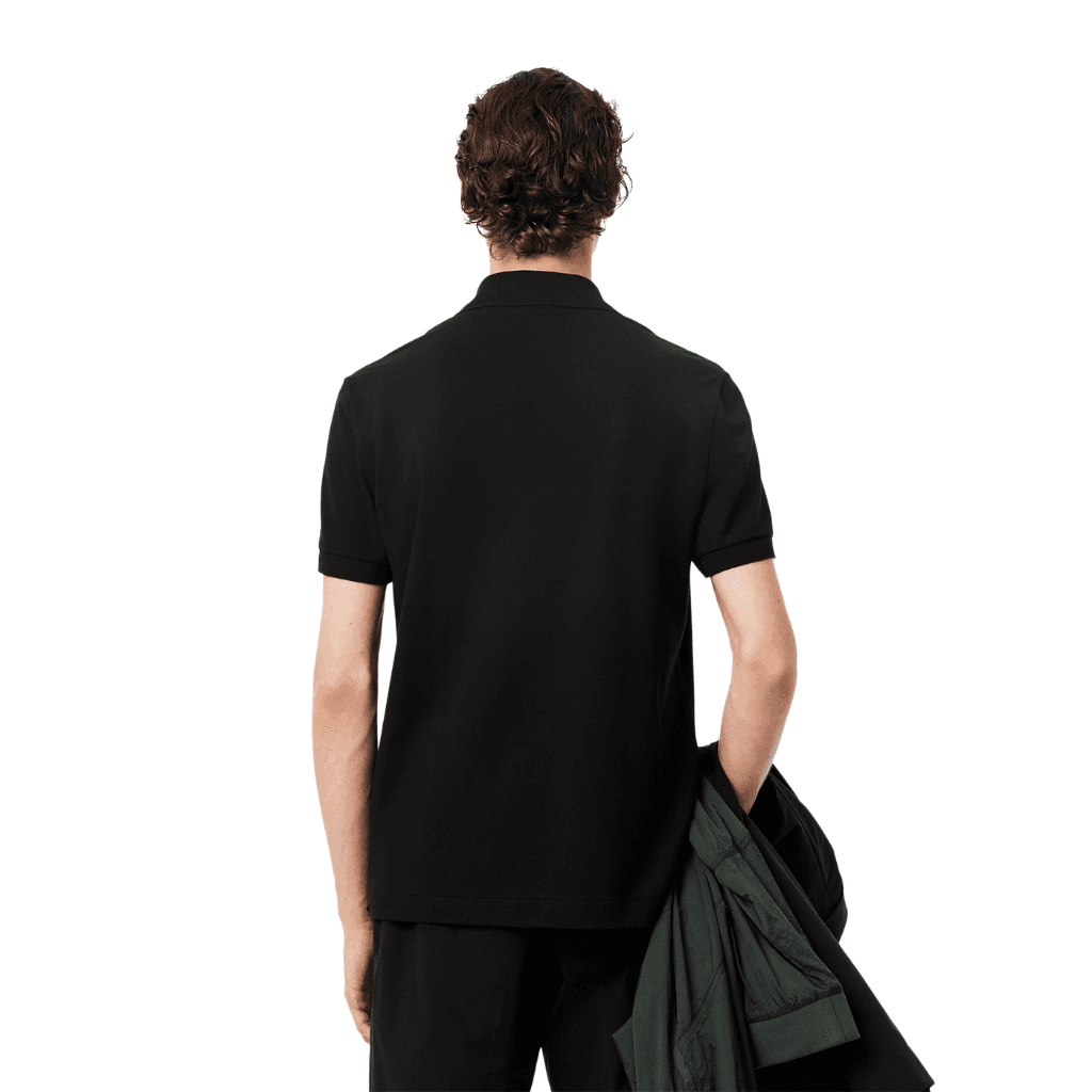 Lacoste L.12.12 Classic Fit Stretch Polo Shirt Black
