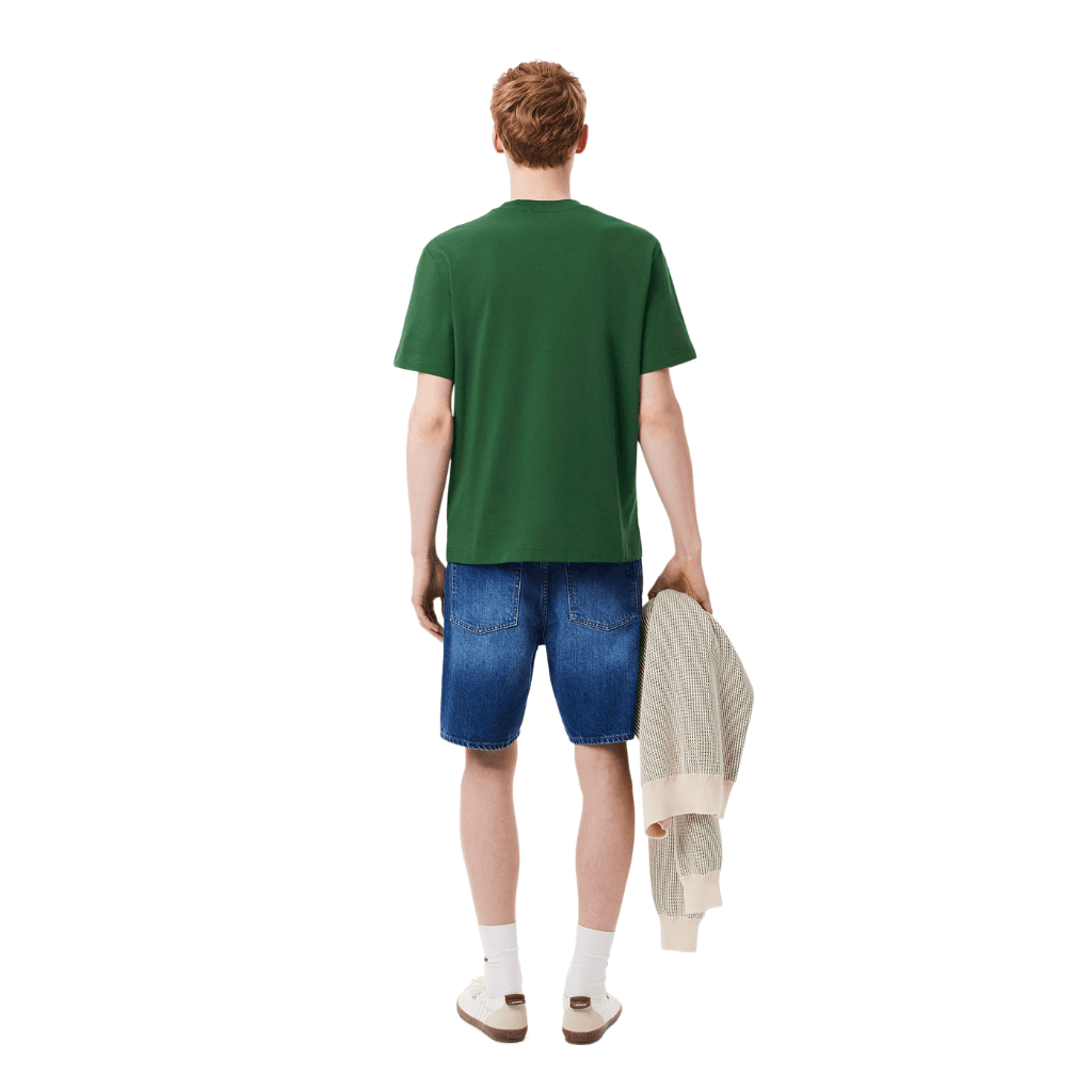 Lacoste Midweight Jersey Pocket T-Shirt Green