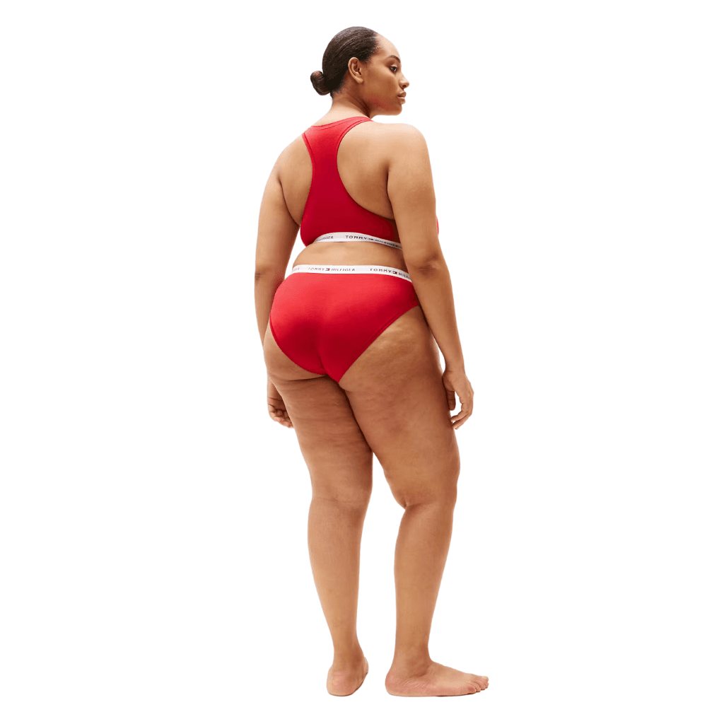 Tommy Hilfiger Repeat Logo Bikini Curve Primary Red