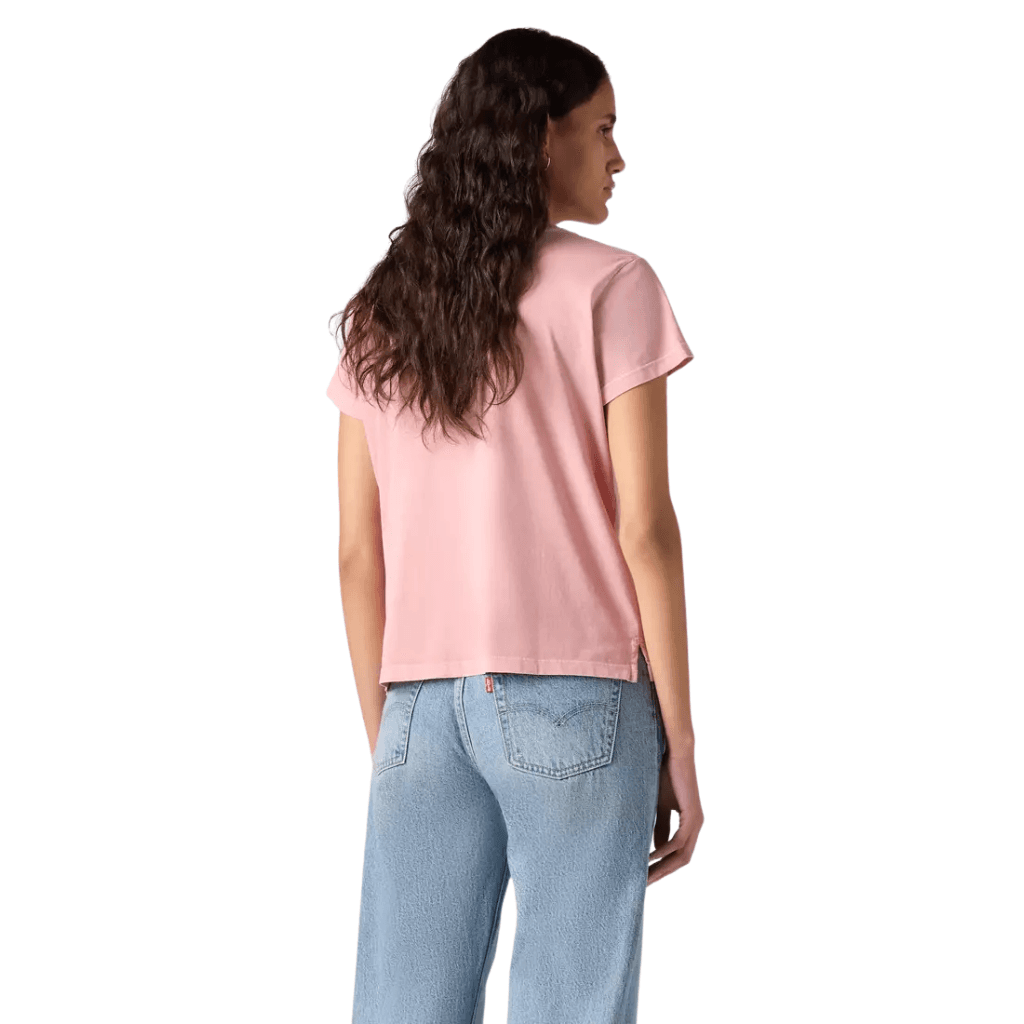 Levi's Graphic Boxy T-Shirt Satin Script Blush