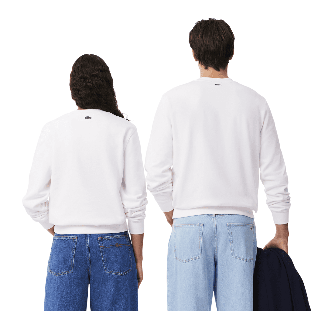 Lacoste Classic Fit Fleece Sweatshirt Flour