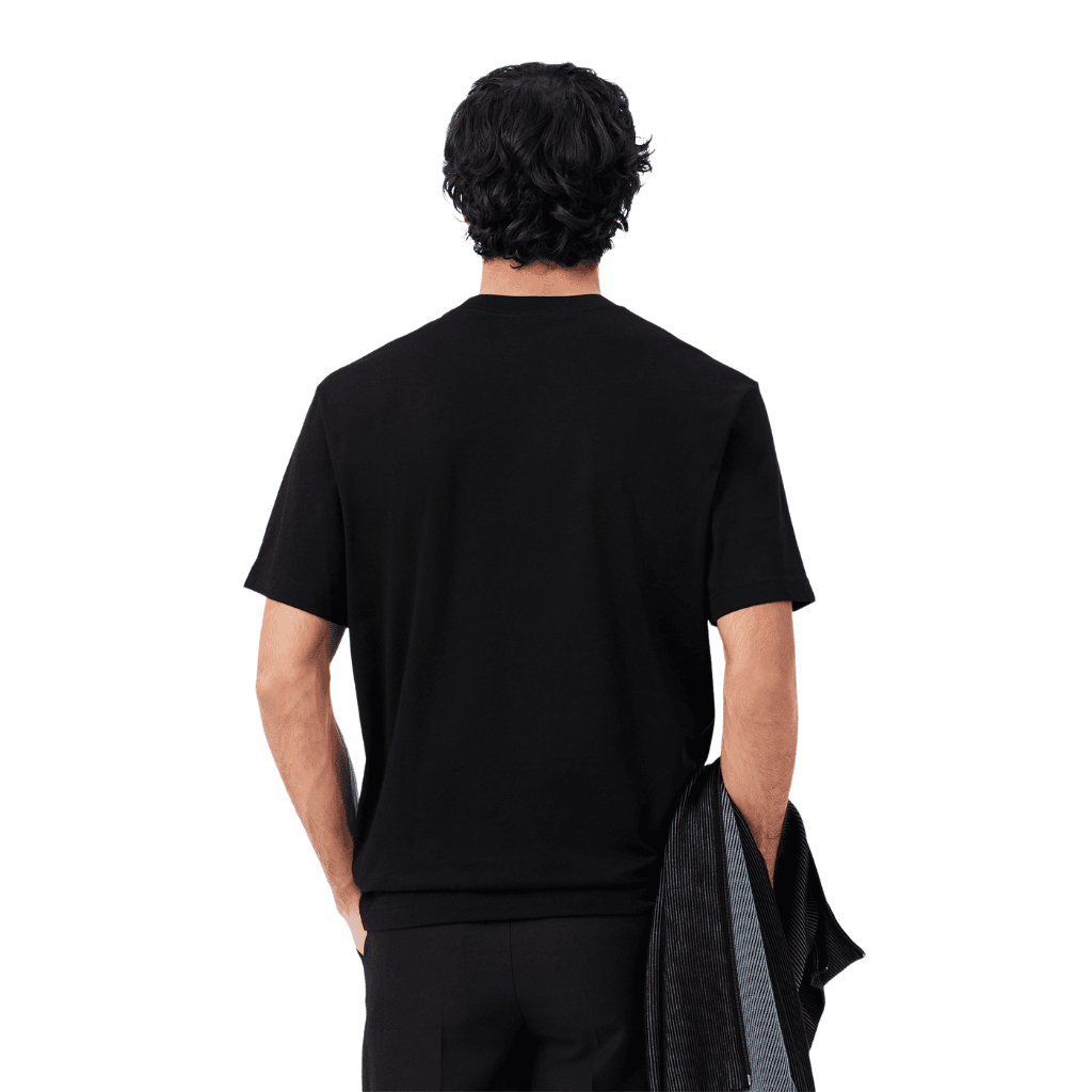Lacoste Midweight Jersey Pocket T-Shirt Black