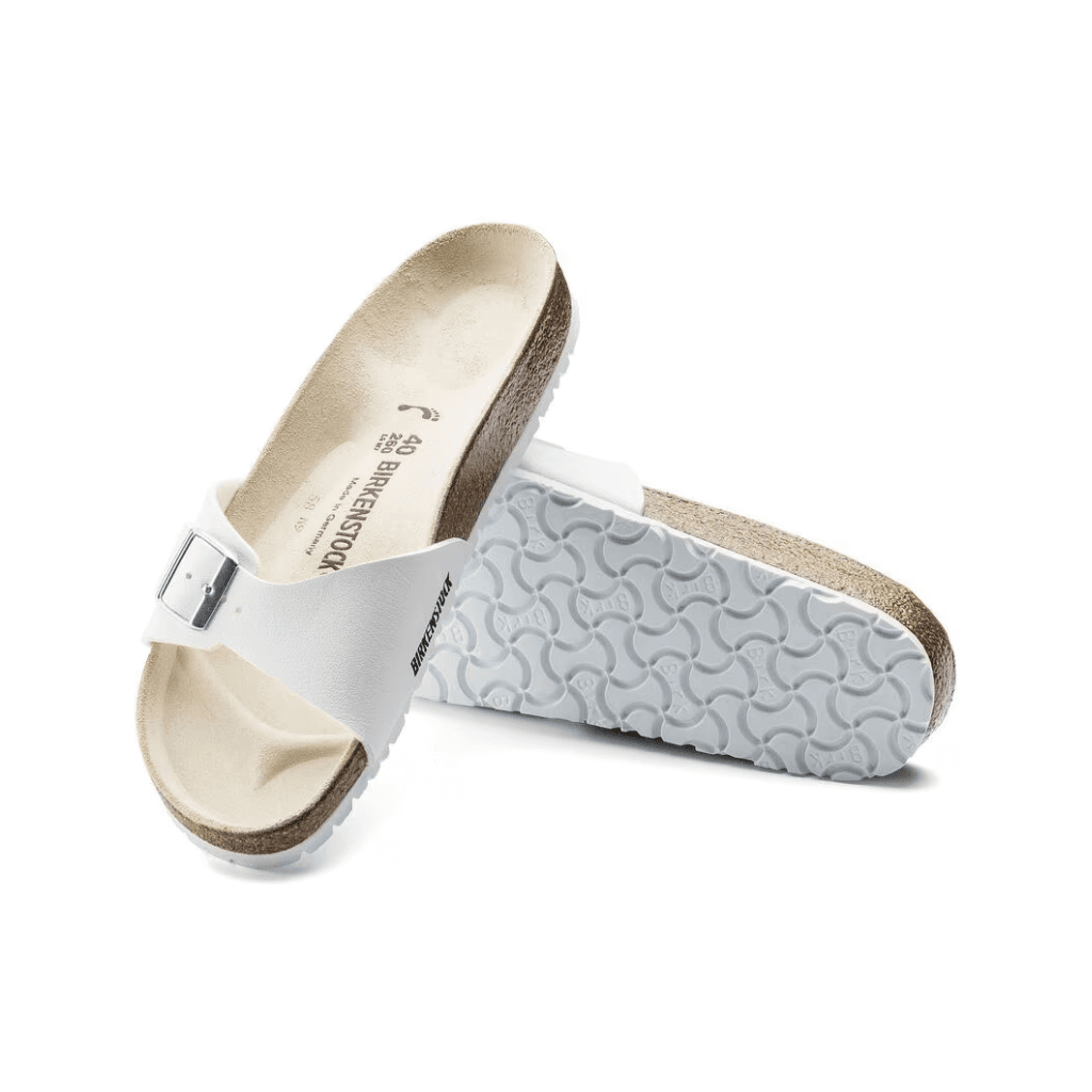 Birkenstock Madrid Birko- Flor White Regular