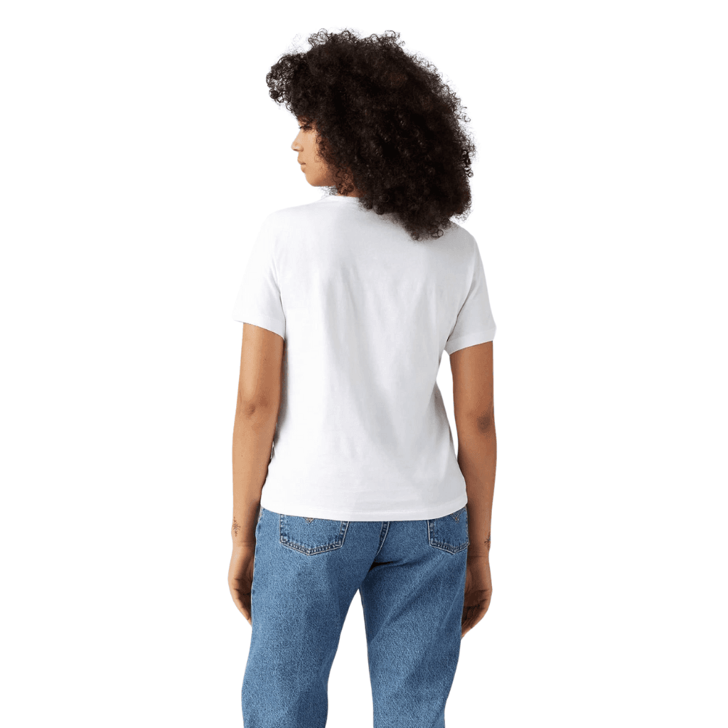 Levi's Graphic Iconic Tee Vintage Bw W/Co White