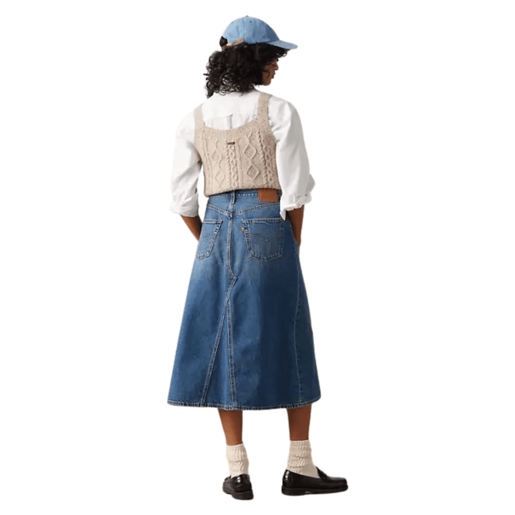 Levi's HR A-Line Decon Skirt Mid Morning
