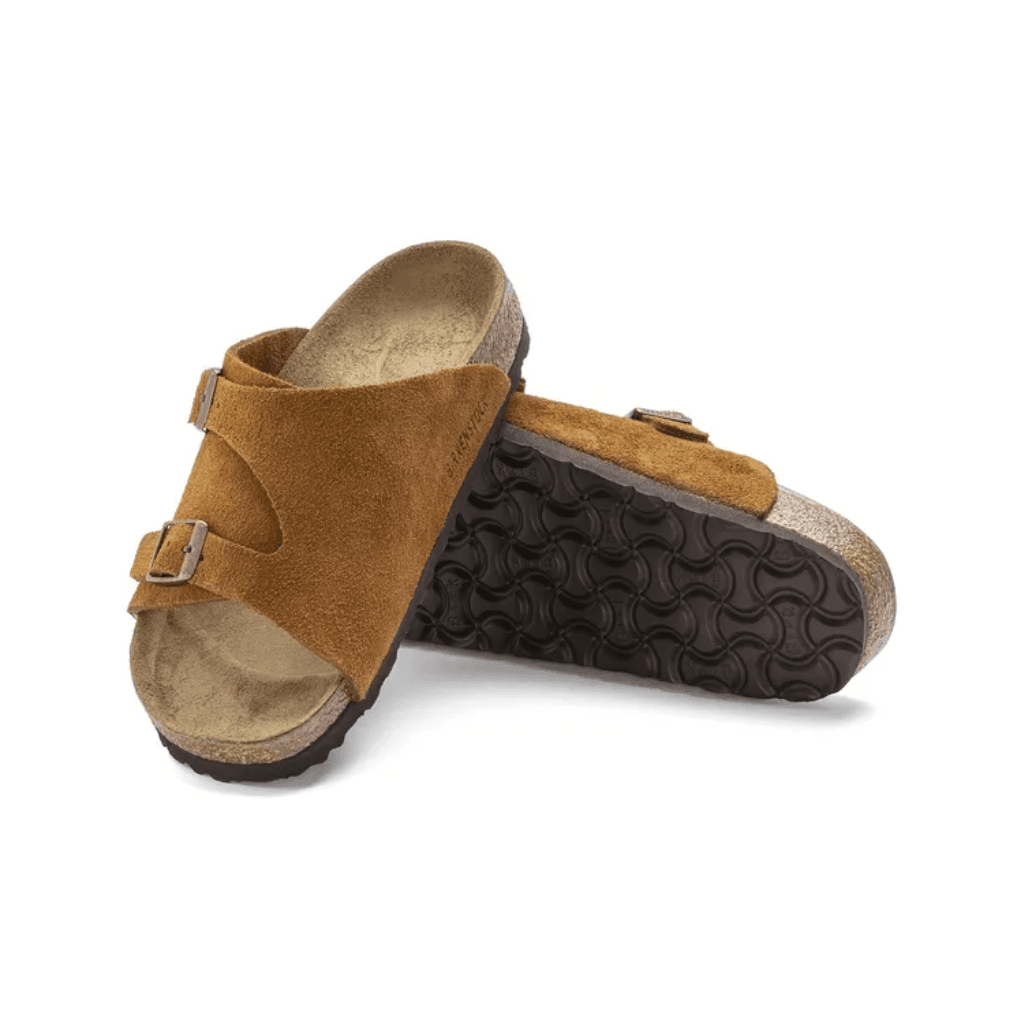 Birkenstock Zurich Suede Leather Mink Narrow