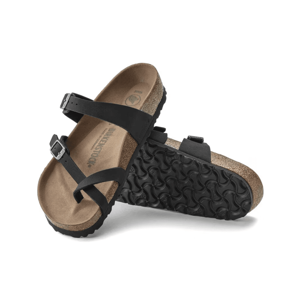 Birkenstock Mayari Vegan Birko-Flor Birkibuc Black Regular