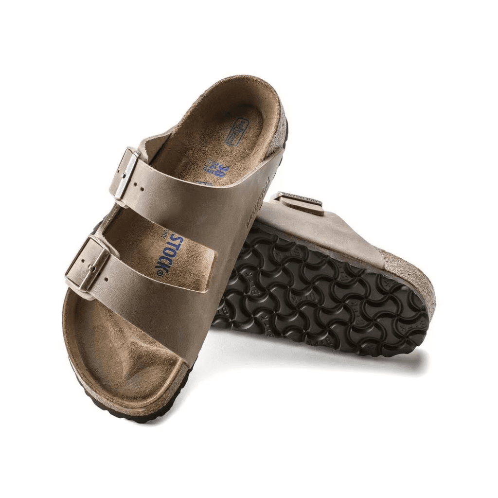 Birkenstock Arizona Soft Footbed Natural Leather Oiled Tabacco Brown Narrow
