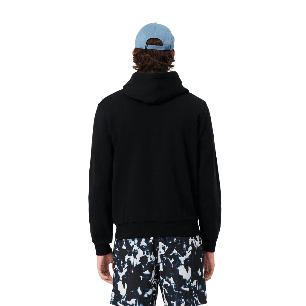 Lacoste Classic Fit Fleece Hoodie Black