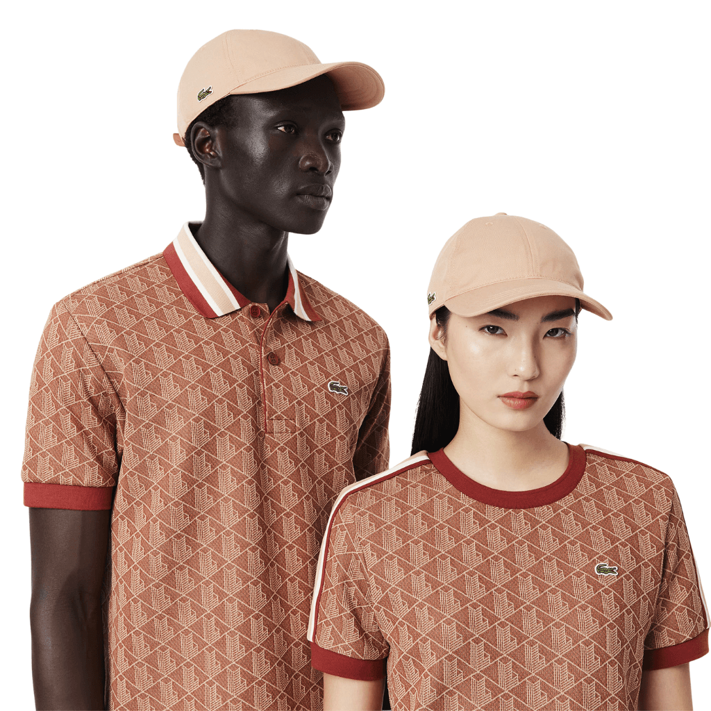 Lacoste Monochrome Cotton Hat Latte